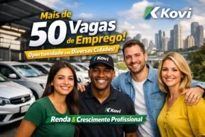 Kovi anuncia mais de 50 vagas de emprego em diversas cidades do Brasil