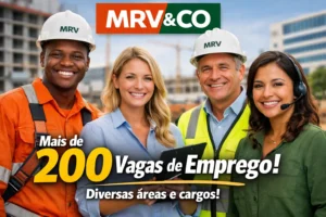 MRV divulga 239 vagas de emprego em diferentes áreas