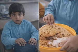Menino leva pão com açúcar para a escola e atitude de professora emociona milhões na web