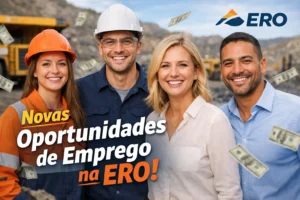 Mineradora global com operações no Brasil abre vagas de emprego em diferentes áreas