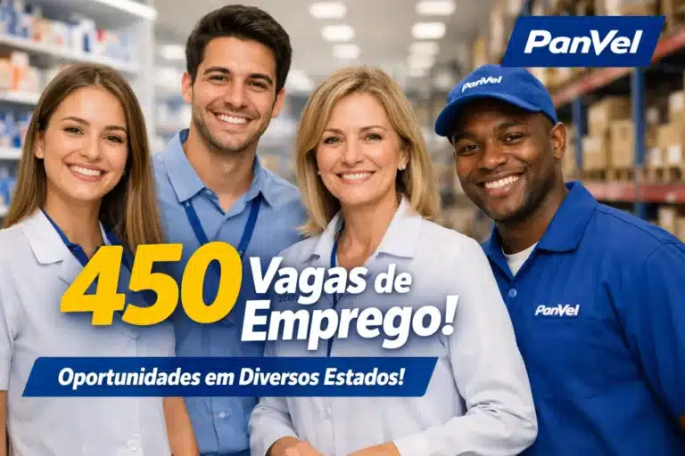 Panvel abre 450 vagas de emprego em farmácias e centros de distribuição com oportunidades em vários estados
