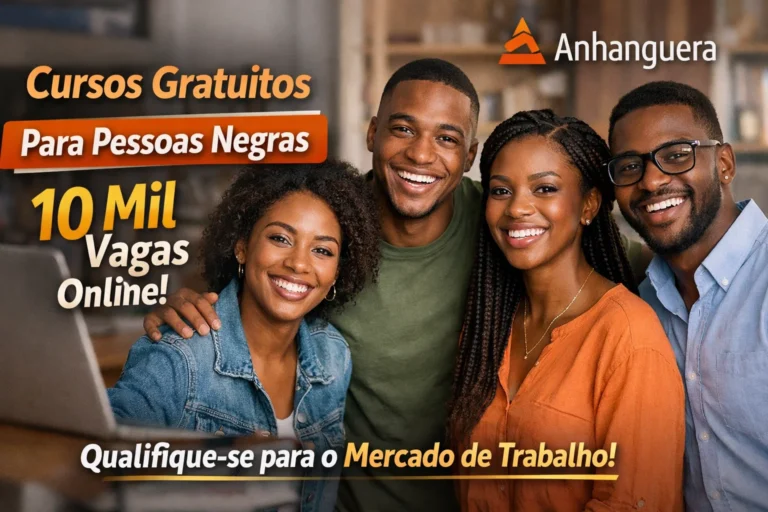 Programa da Anhanguera abre 10 mil vagas em cursos gratuitos para pessoas negras
