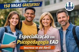 Universidade pública abre 150 vagas em especialização gratuita em Psicopedagogia EAD com inscrições até abril