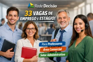 Rede Decisão vagas de emprego educação
