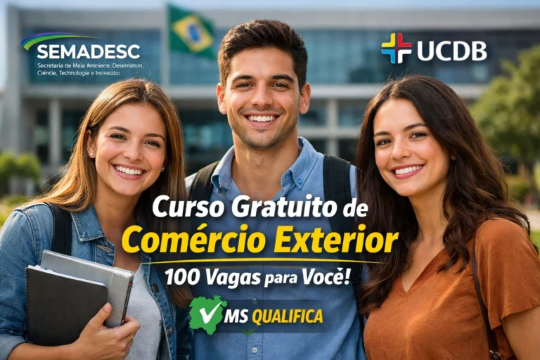 Semadesc abre curso gratuito de extensão em Comércio Exterior
