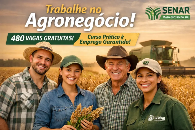 Senar lança 480 vagas em cursos gratuitos de agronegócio com formação prática