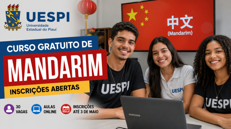 UESPI abre inscrições para curso gratuito de mandarim com vagas limitadas