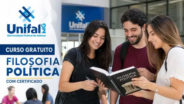 Unifal abre curso gratuito de Filosofia Política com direito a certificado