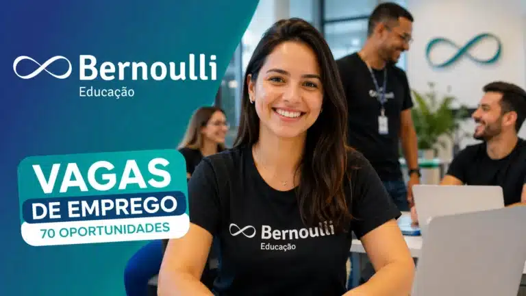 Bernoulli Educação divulga novas vagas de emprego com oportunidades em todo o Brasil