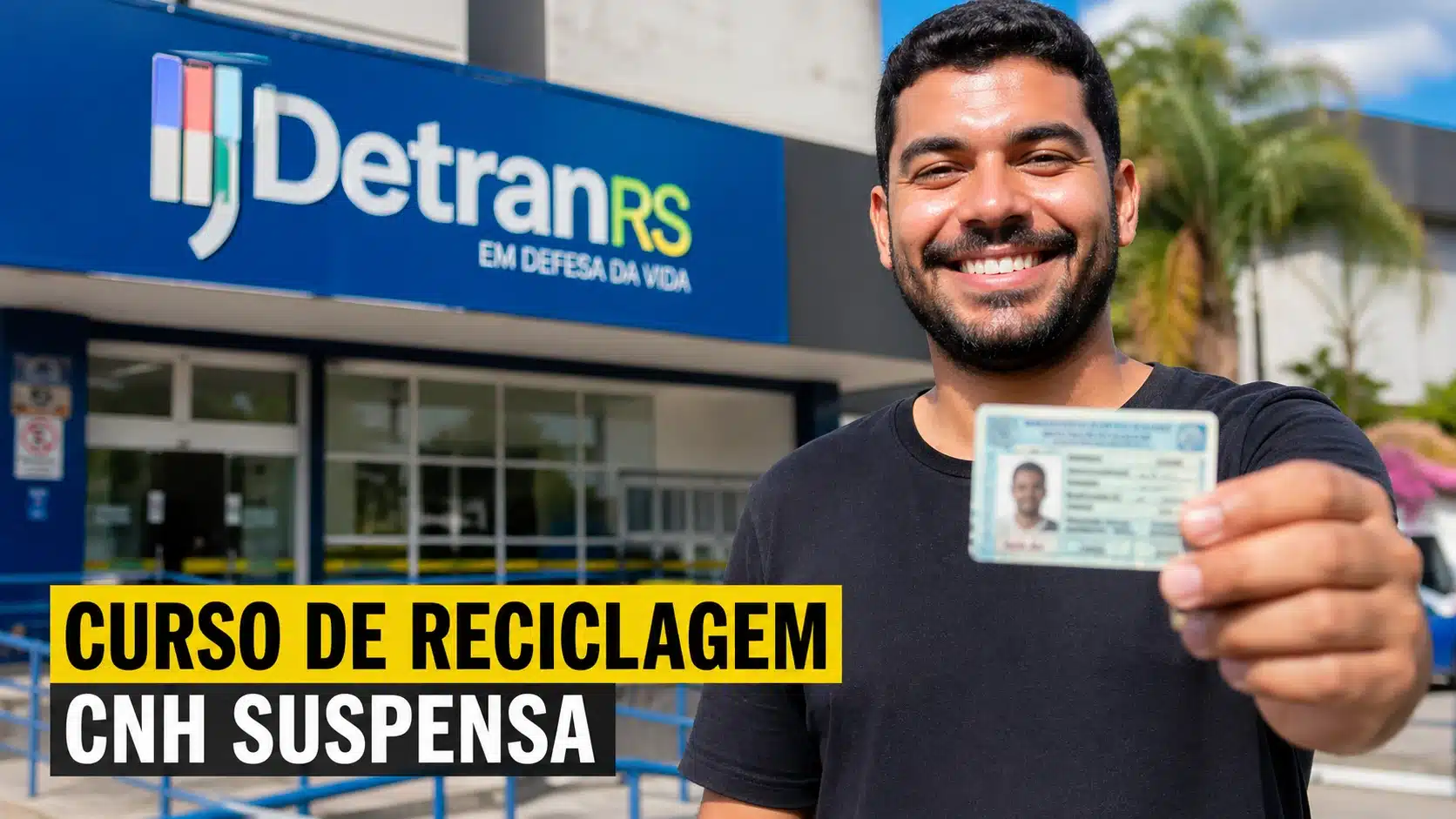 Detran abre curso de reciclagem gratuito para motoristas