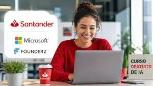 Santander anuncia curso gratuito de IA com prompting responsável em colaboração com Microsoft & Founderz