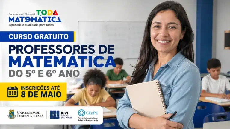 UFC abre curso gratuito de aperfeiçoamento para Professores de Matemática