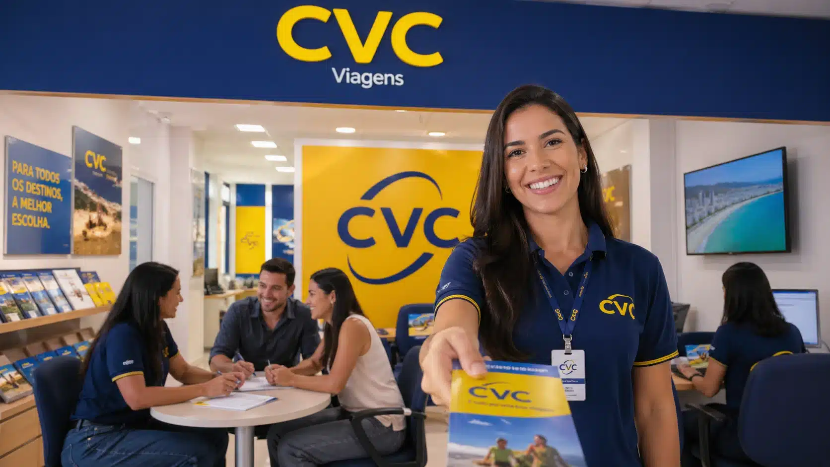 CVC Viagens abre mais de 200 vagas de emprego em todo o Brasil com oportunidades