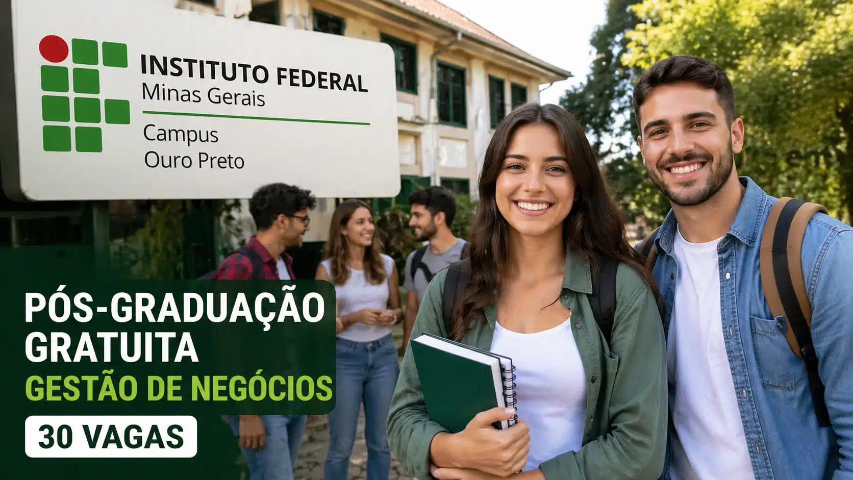 IFMG abre 30 vagas em curso de pós-graduação gratuita em Gestão de Negócios