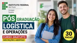 IFSP abre curso de especialização gratuito em Logística e Operações