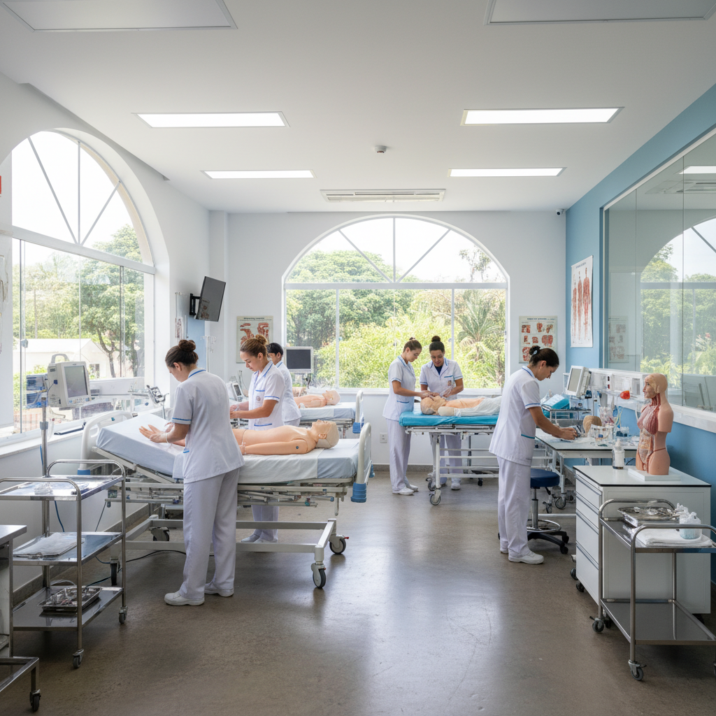 Estudantes em curso gratuito do SENAC Alagoas via Programa de Gratuidade