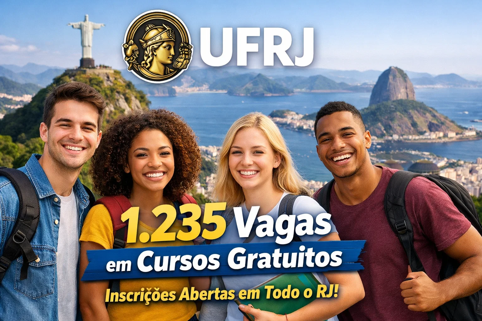 UFRJ anuncia 1.235 vagas em cursos superiores gratuitos com início no segundo semestre de 2026