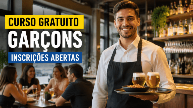 Ambev abre curso gratuito de formação de garçons para todo o Brasil com aulas online