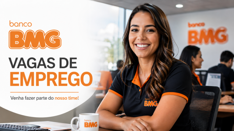 Banco BMG anuncia vagas de emprego e banco de talentos com oportunidades em São Paulo