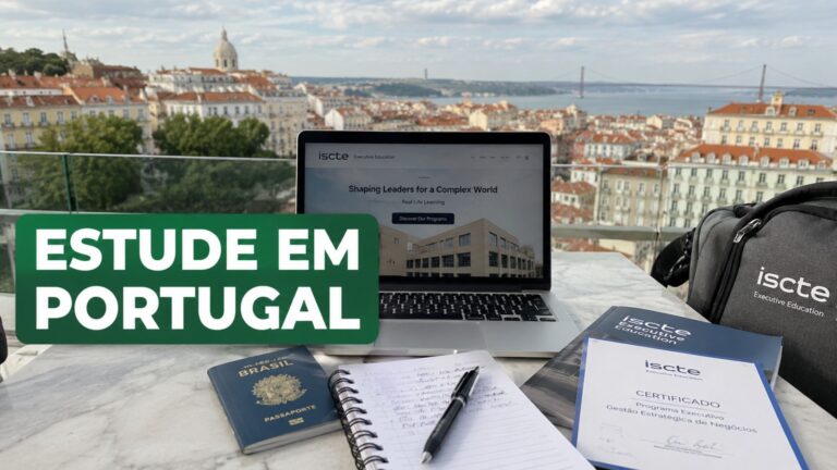 Brasileiros podem conquistar bolsas de até 90% em cursos de gestão e inteligência artificial em Portugal, com hospedagem e certificado internacional incluídos