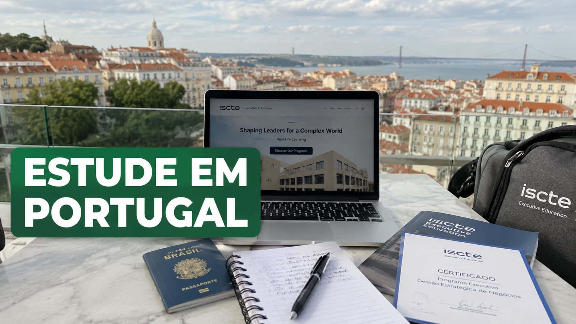 Brasileiros podem conquistar bolsas de até 90% em cursos de gestão e inteligência artificial em Portugal, com hospedagem e certificado internacional incluídos