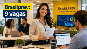 Brasilprev anuncia vagas de emprego com oportunidades híbridas e presenciais