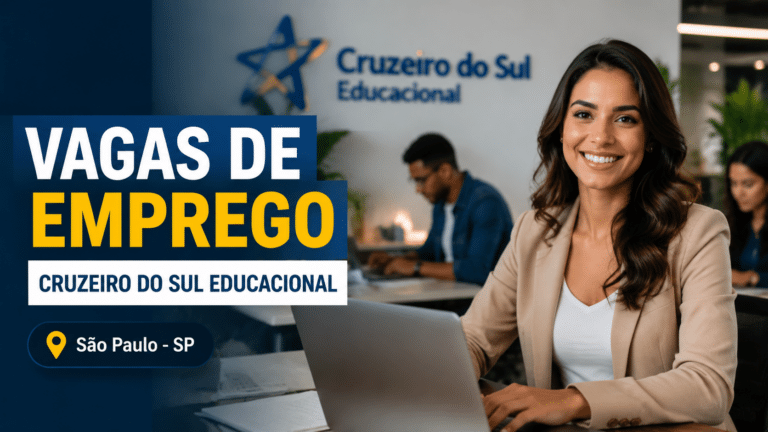 Cruzeiro do Sul Educacional anuncia vagas de emprego em diversas regiões do país
