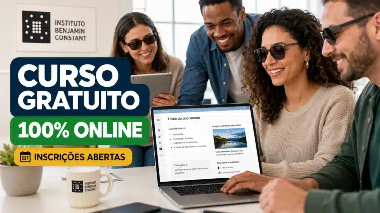 IBC abre inscrições para curso gratuito 100% online de Técnicas para Criação de Documentos Digitais com Acessibilidade