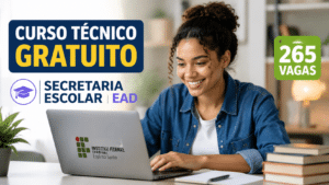 IFES abre 265 vagas em curso técnico gratuito EAD de Secretaria Escolar