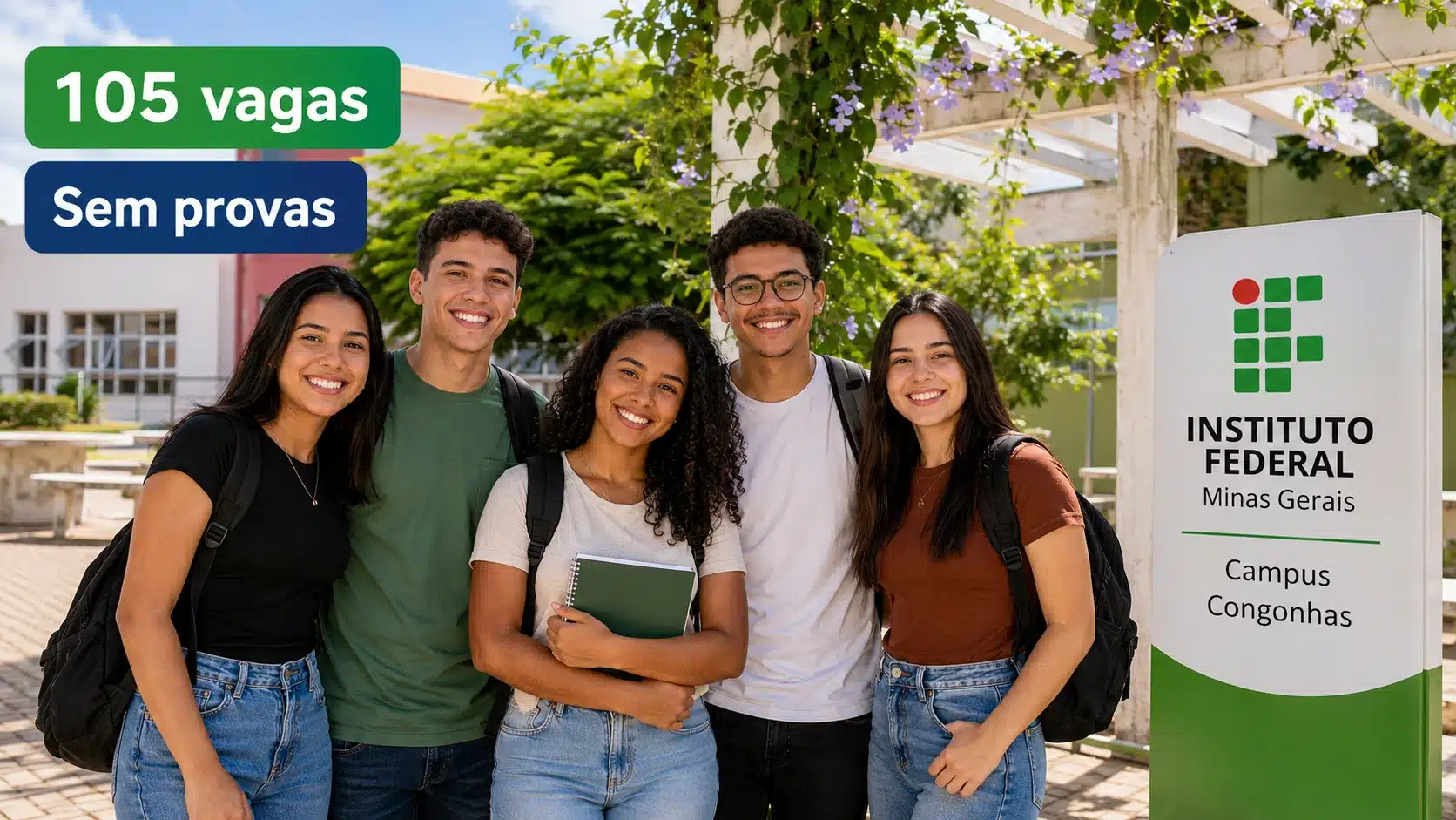 IFMG abre processo seletivo com 105 vagas em cursos técnicos gratuitos