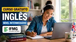 IFMG oferece curso gratuito de Inglês em nível Intermediário EAD com certificado de 90 horas