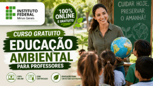 IFMG oferece curso gratuito online de Educação Ambiental para Professores com certificado