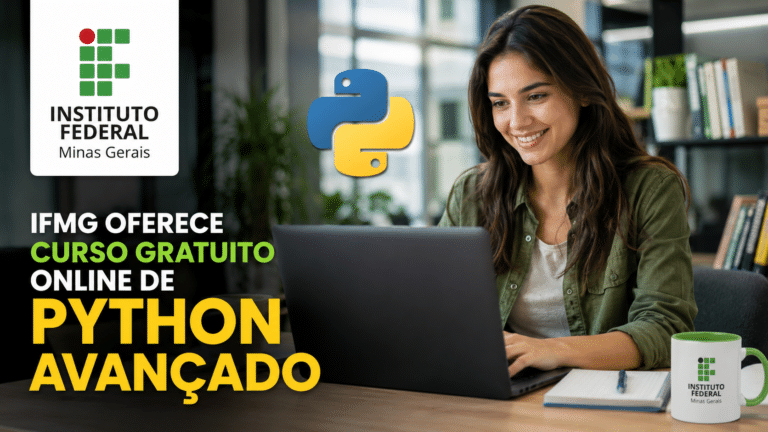 IFMG oferece curso gratuito online de Python Avançado com certificado