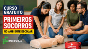 IFSULDEMINAS abre 2.000 vagas em curso gratuito de Primeiros Socorros no ambiente escolar para professores