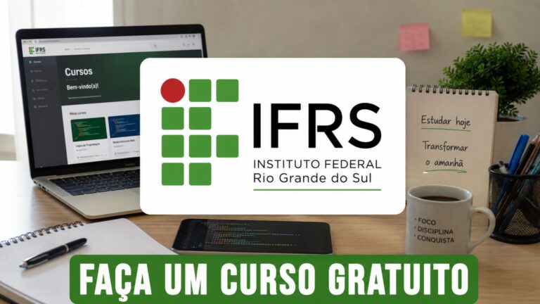 Instituto Federal do Rio Grande do Sul oferece mais de 35 cursos gratuitos em TI com certificado e flexibilidade para quem busca se qualificar na área em alta demanda