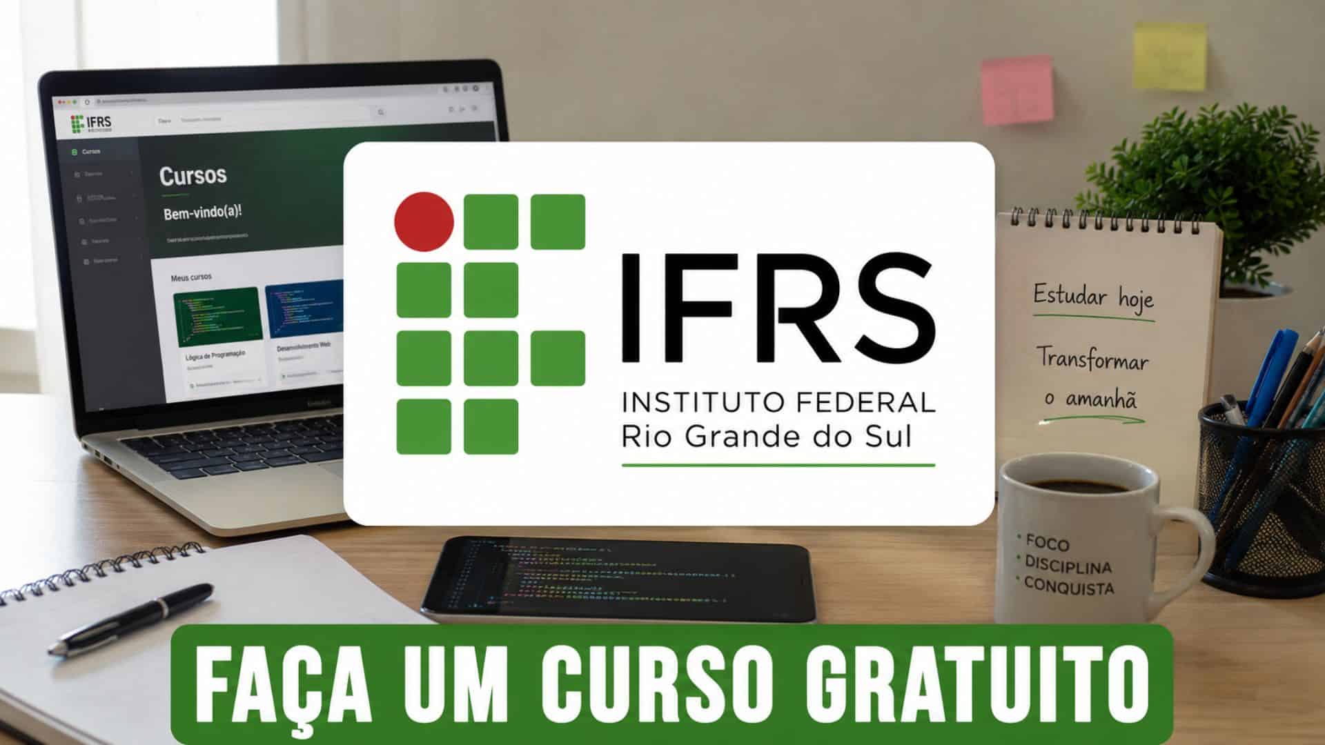 Instituto Federal do Rio Grande do Sul oferece mais de 35 cursos gratuitos em TI com certificado e flexibilidade para quem busca se qualificar na área em alta demanda