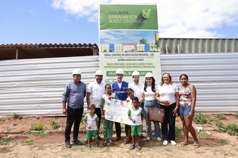 MEC anuncia nova creche em Barbalha com investimento de R$ 5,5 milhões e amplia oportunidades de educação integral para crianças e famílias na região