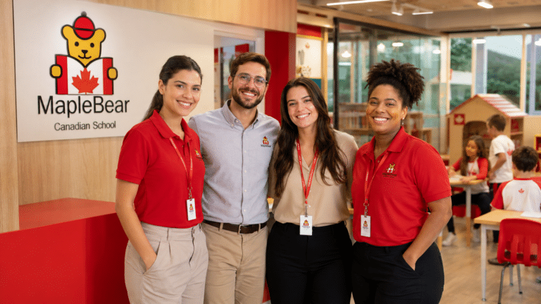 Maple Bear Escolas tem 26 vagas de emprego em diferentes cidades do Brasil com oportunidades para professores