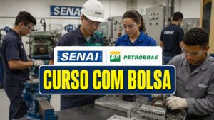 Petrobras e Senai lançam programa com 4 mil vagas gratuitas em cursos técnicos e bolsa de até R$ 858, transformando a qualificação profissional no setor industrial