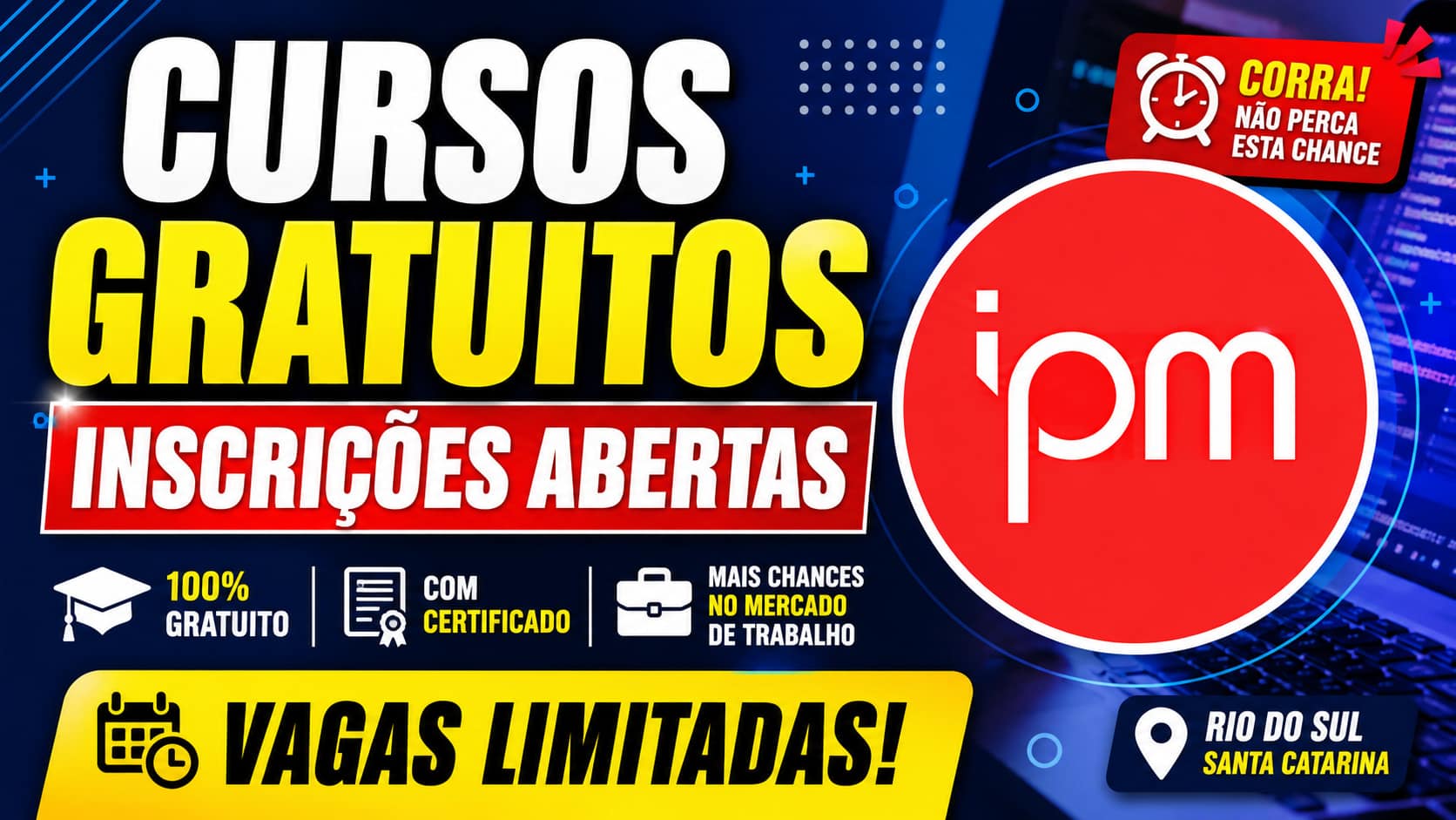 Programa Jovens Talentos oferece vagas gratuitas em tecnologia e garante capacitação profissional com chances de contratação em SC até junho de 2026