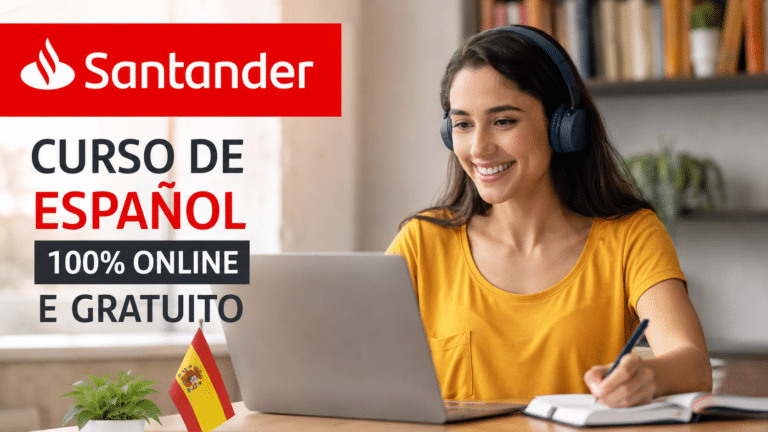 Santander oferece curso de Espanhol 100% online e gratuito com 1.000 vagas