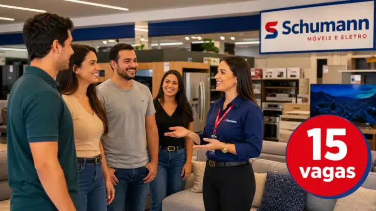 Schumann se destaca no setor de móveis e eletrodomésticos e tem vagas de emprego no Brasil