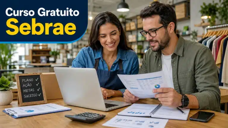 Sebrae oferece curso gratuito e rápido para alcançar o sucesso financeiro com aulas online