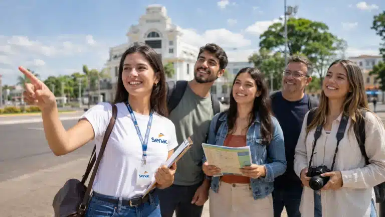 Senac abre curso técnico gratuito de Guia de Turismo para quem busca se qualificar para o mercado de trabalho