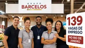 Barcelos anuncia 139 vagas de emprego com oportunidades em diversas regiões do Rio de Janeiro