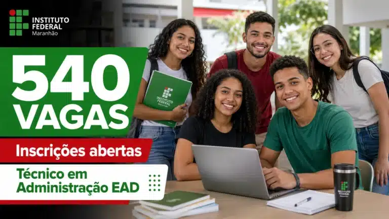 IFMA abre curso técnico em Administração na modalidade EAD gratuito