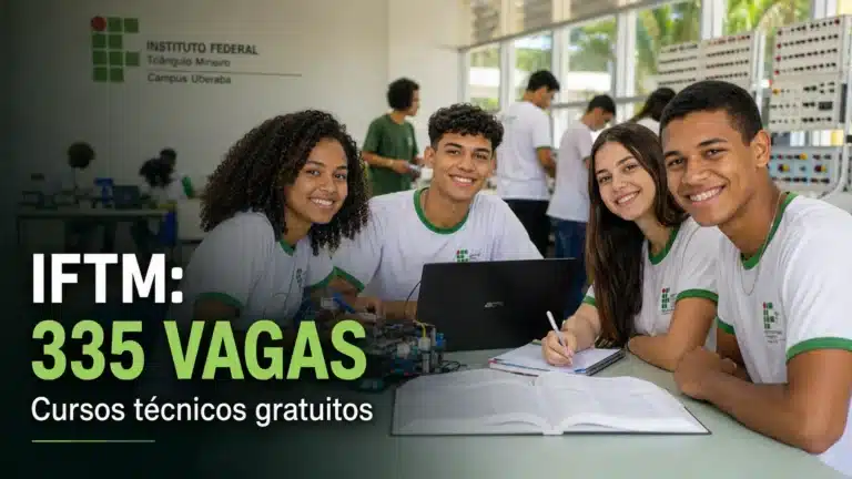 IFTM abre seleção com 335 vagas em cursos técnicos gratuitos de nível médio