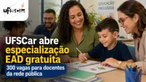 UFSCar abre curso gratuito de especialização EAD em alfabetização de alunos com deficiência