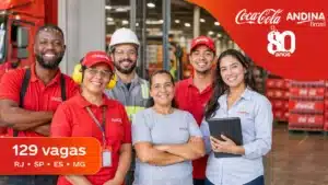 Coca-Cola Andina abre 129 vagas de emprego com oportunidades em fábricas