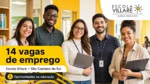 Escola Villare abre vagas de emprego na área de educação para quem busca oportunidades promissoras em São Paulo